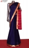 Contrast Classic Pure Mysore Crepe Silk Saree